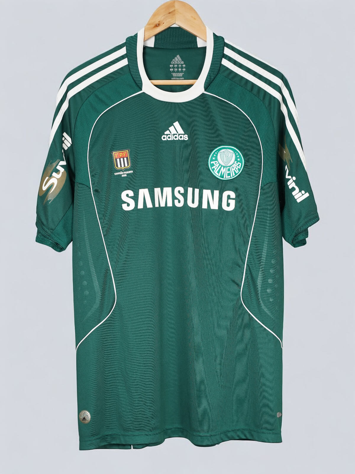 2008/09 Palmeiras #9 Home Shirt (L) Adidas | First11