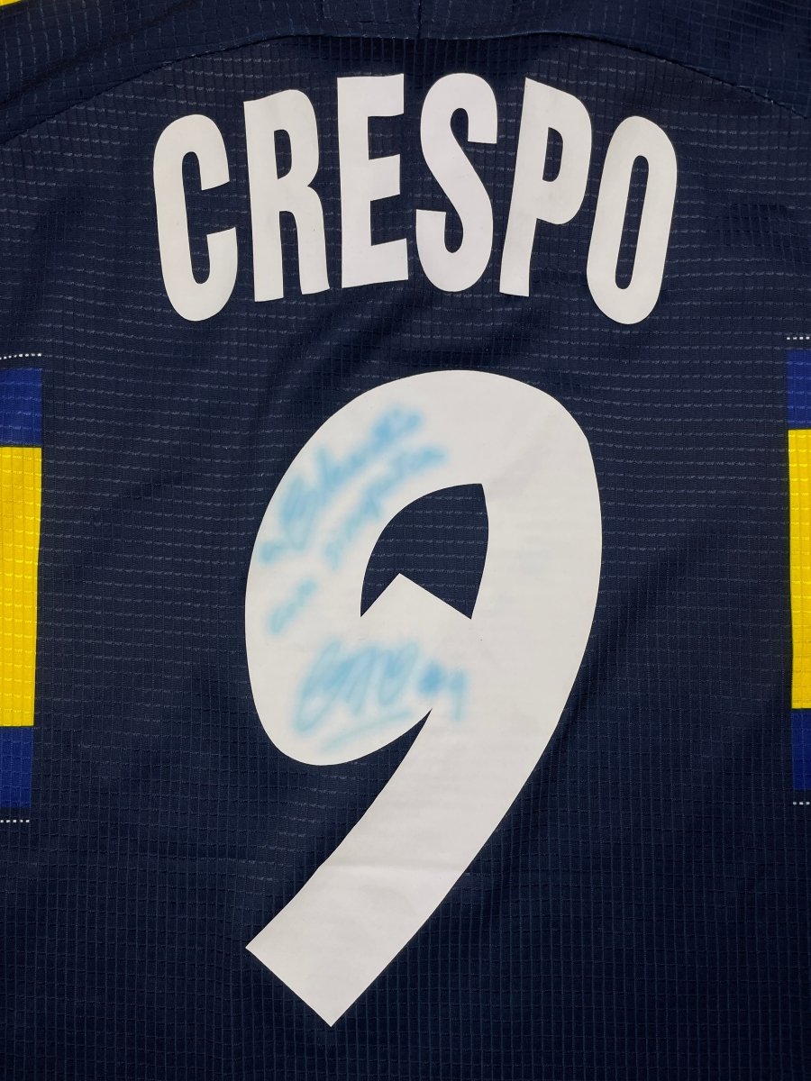 Parma Third Shirt 1999/00 Signed by Crespo - 9/10 - L