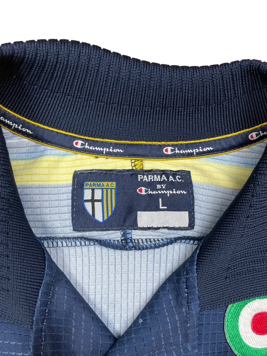 Parma Third Shirt 1999/00 Signed by Crespo - 9/10 - L