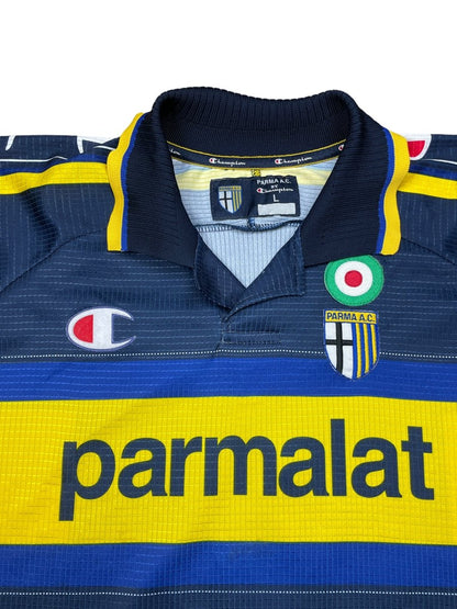 Parma Third Shirt 1999/00 Signed by Crespo - 9/10 - L