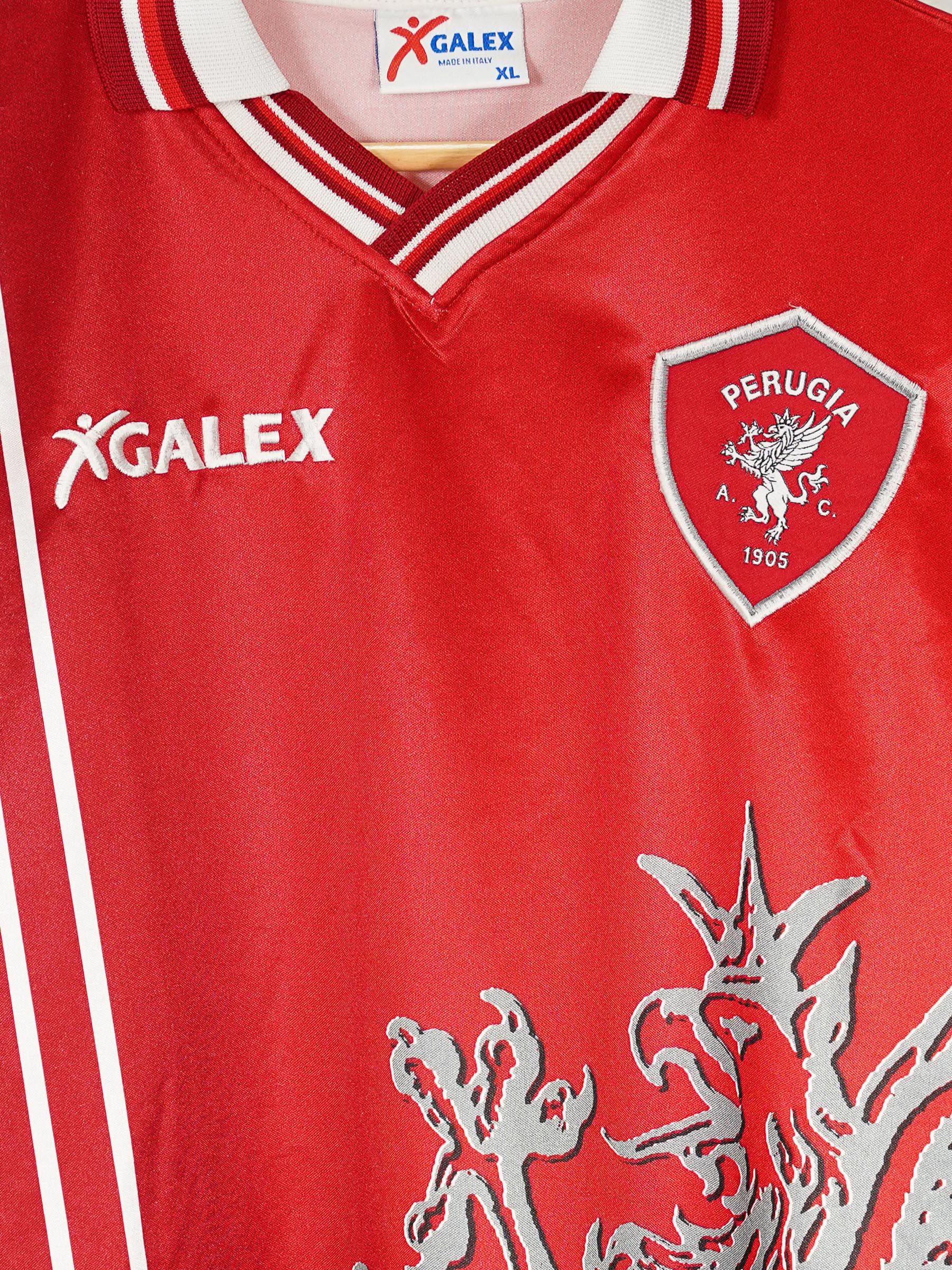 1998/99 Perugia Nakata #7 Home Shirt (XL) Galex | First11