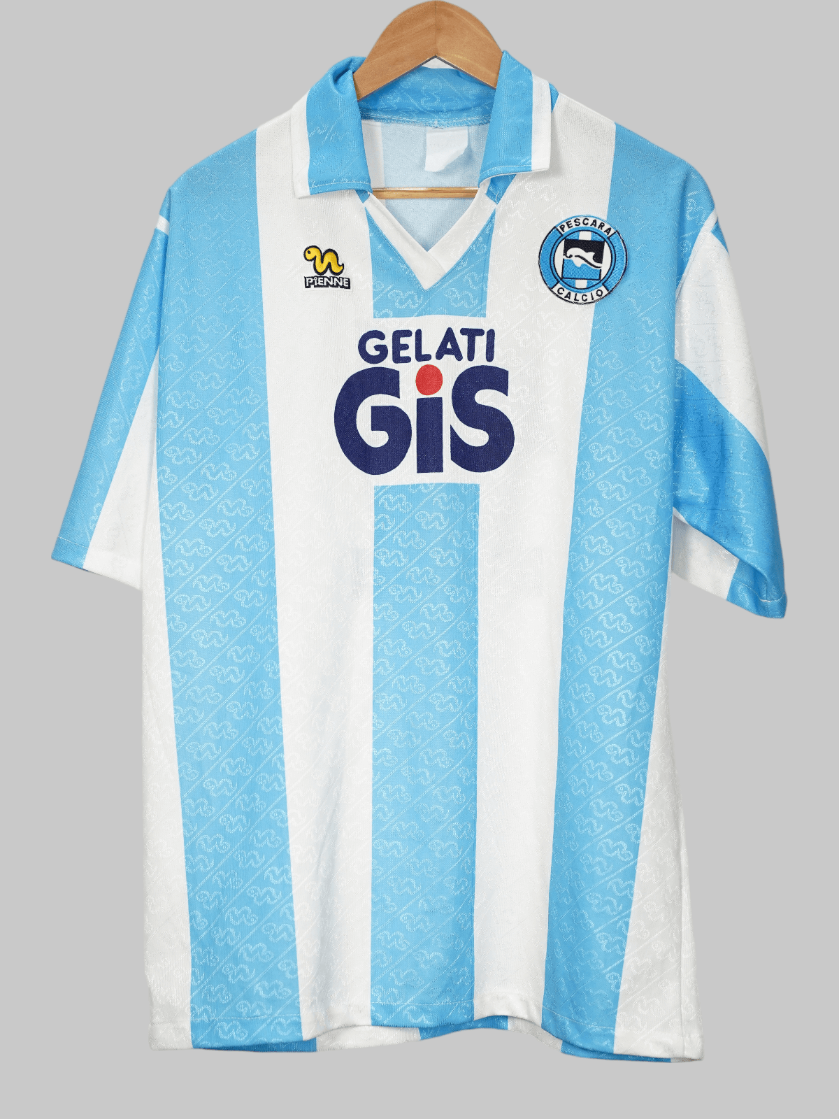Pescara Calcio Home Shirt 1991/92 11 Match worn/issued (L)