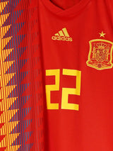2018/19 Spain Isco #22 Home Shirt (XL)
