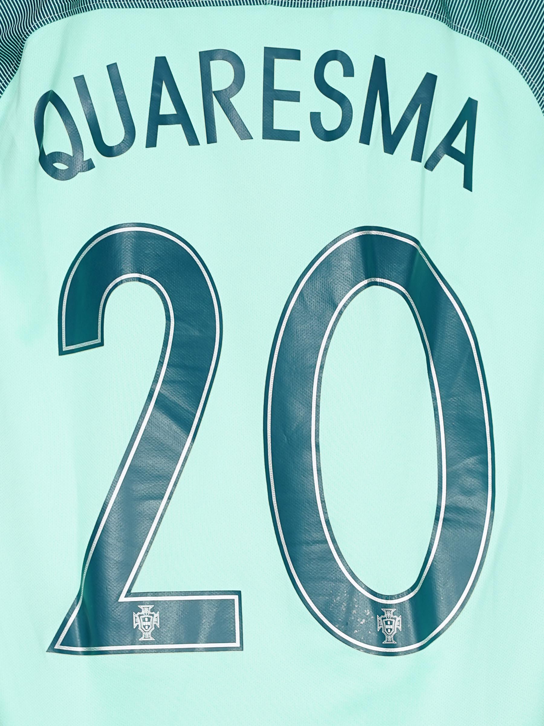 2016/17 Portugal Quaresma #20 Away Shirt (M) Nike | First11