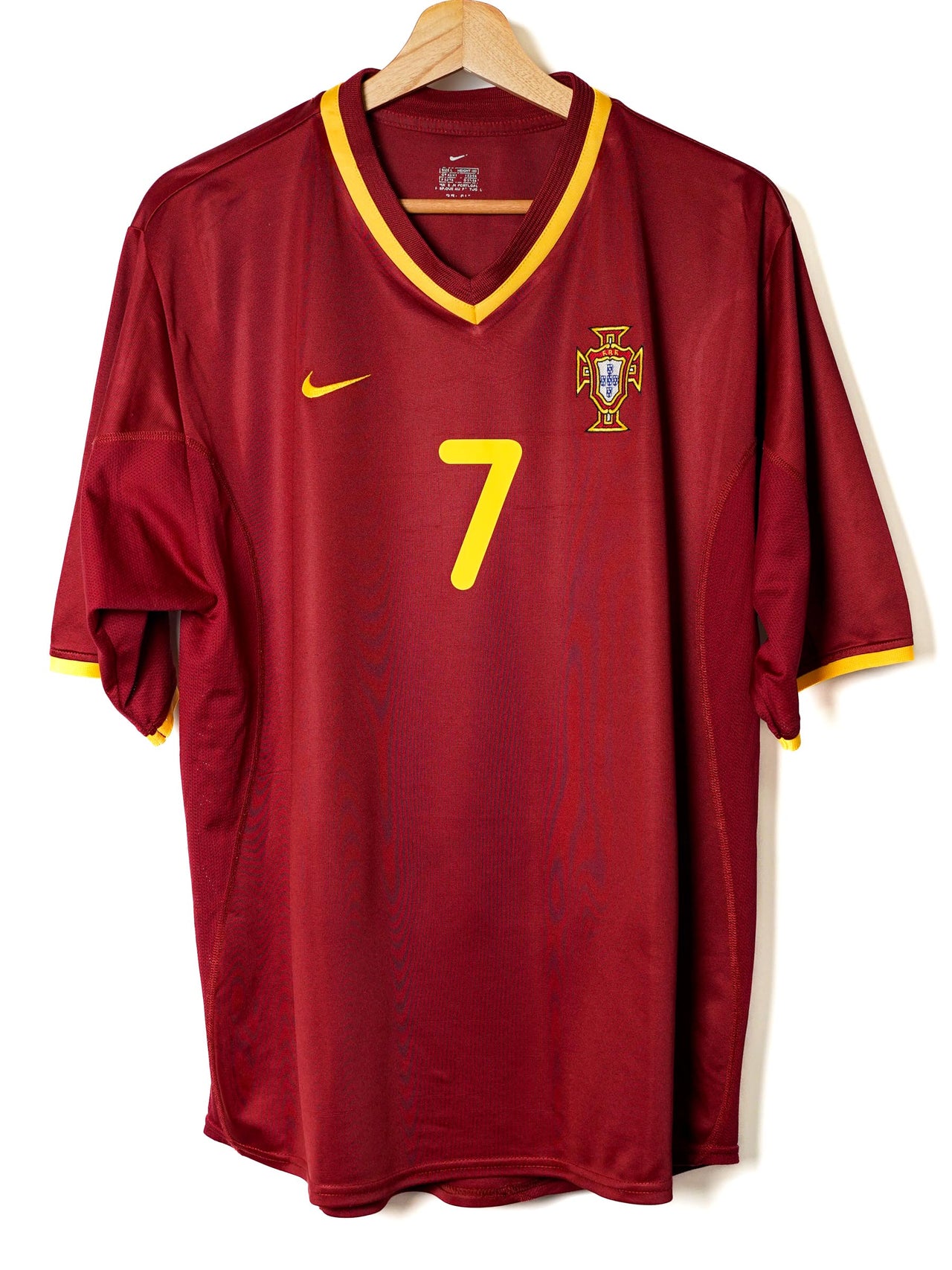 Portugal Home Shirt 2000/01 Figo 7 (L)