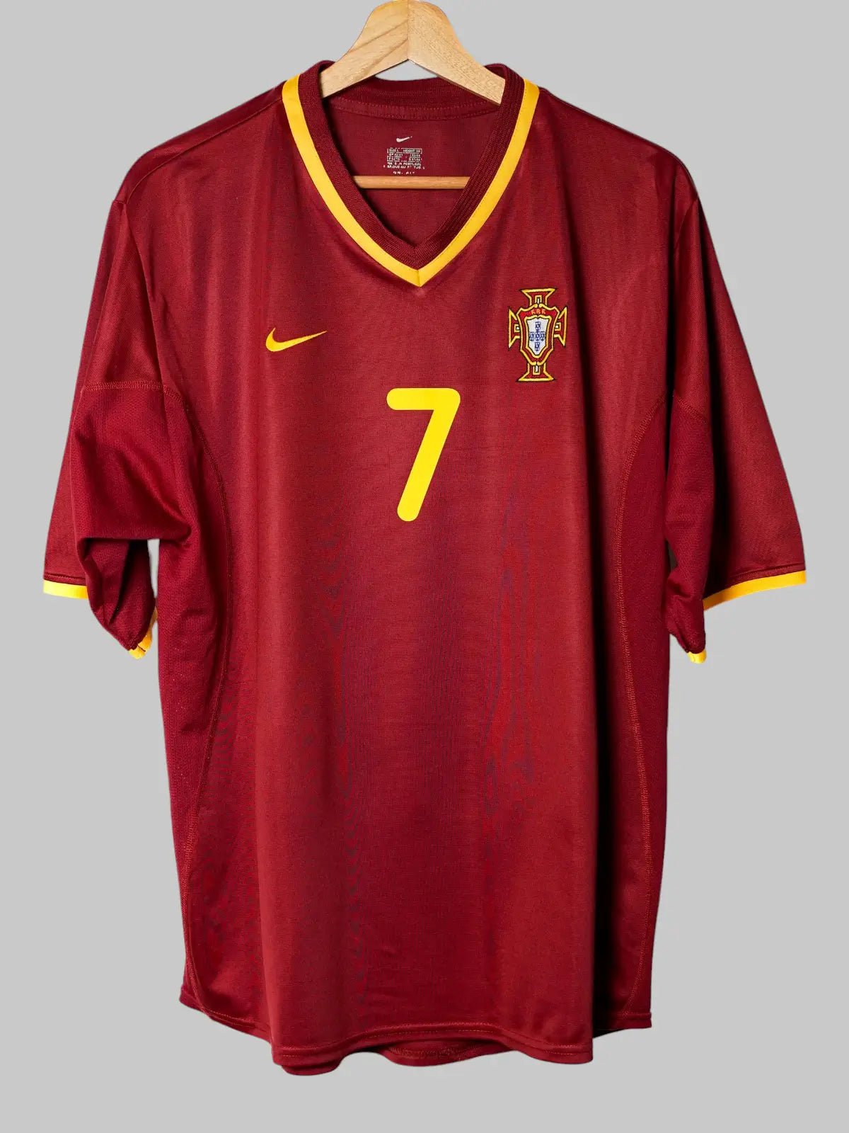 2000/01 Portugal Figo #7 Home Shirt (L) Nike | First11