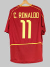Portugal Home Shirt 2002/3 C. Ronaldo #11 (XL)