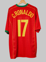 Portugal Home Shirt 2004/6 C.Ronaldo 17 (XXL)