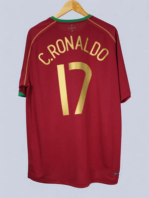 Portugal Thuisshirt 2006/07 C.Ronaldo 17 (XL)