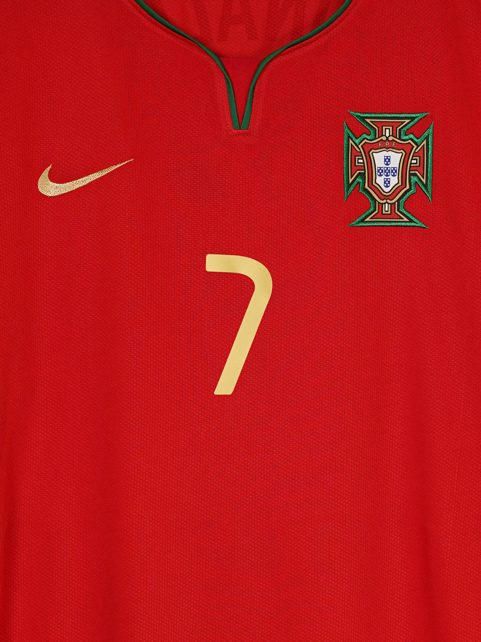 2008-10 Portugal Ronaldo #7 Home Shirt (XL) Nike | First11