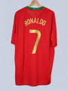Portugal Home Shirt 2008/9 Ronaldo #7 (XL)