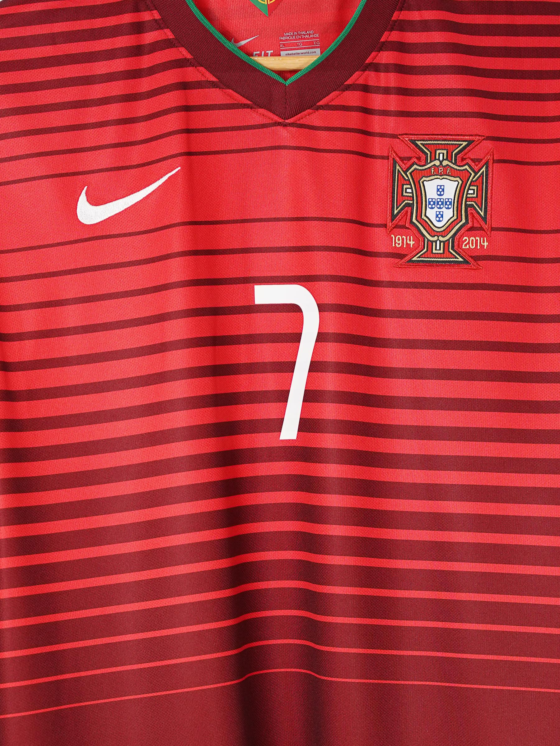2014/15 Portugal Ronaldo #7 Home Shirt (XL) Nike | First11
