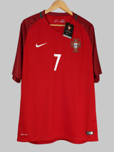 Portugal Home Shirt 2016/17 Ronaldo 7 BNWT (XL)