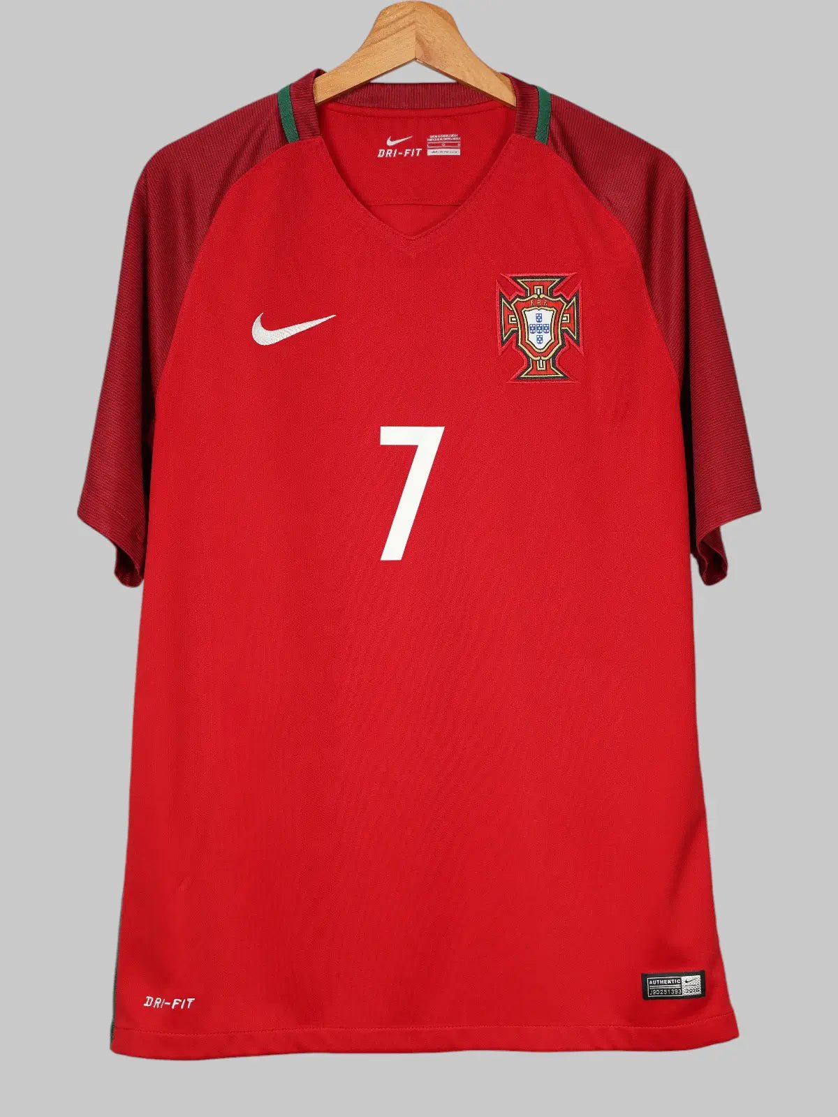 Portugal Home Shirt 2016/17 Ronaldo 7 (L)