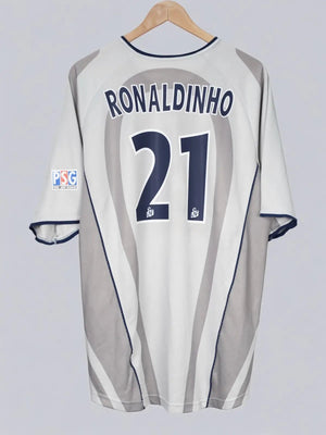 PSG Away Shirt 2001/2 Ronaldinho 21 (XL)