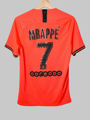 Camiseta de visitante del PSG 2019/20 Mbappe 7 (S)