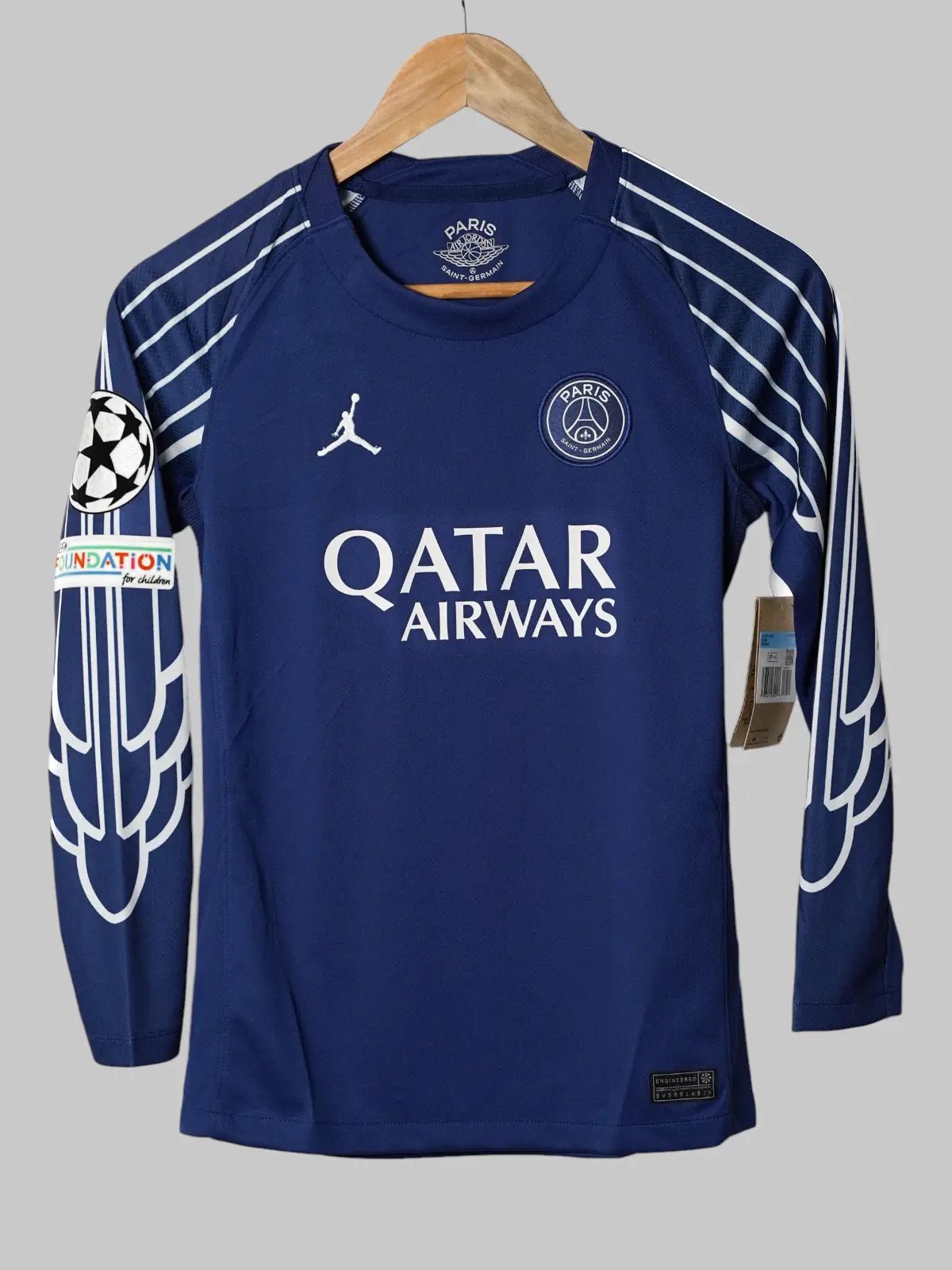 PSG Fourth Shirt 2024/25 L/S Dembele 10 BNWT (M Kids)