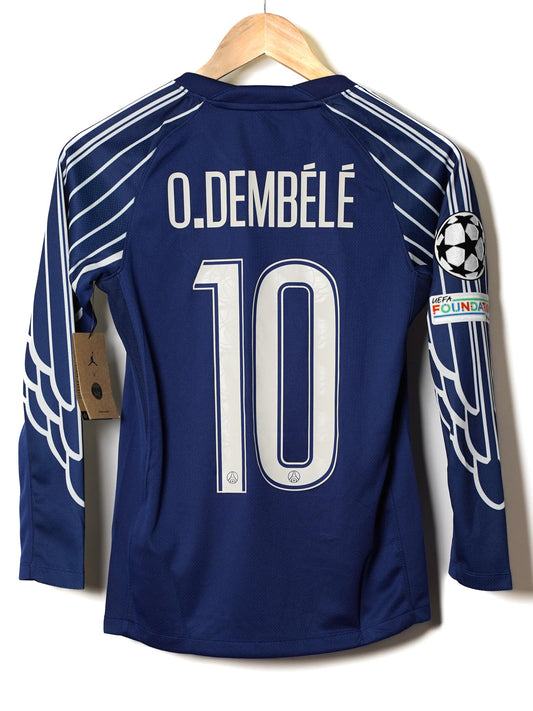PSG Fourth Shirt 2024/25 L/S Dembele 10 BNWT (M Kids)