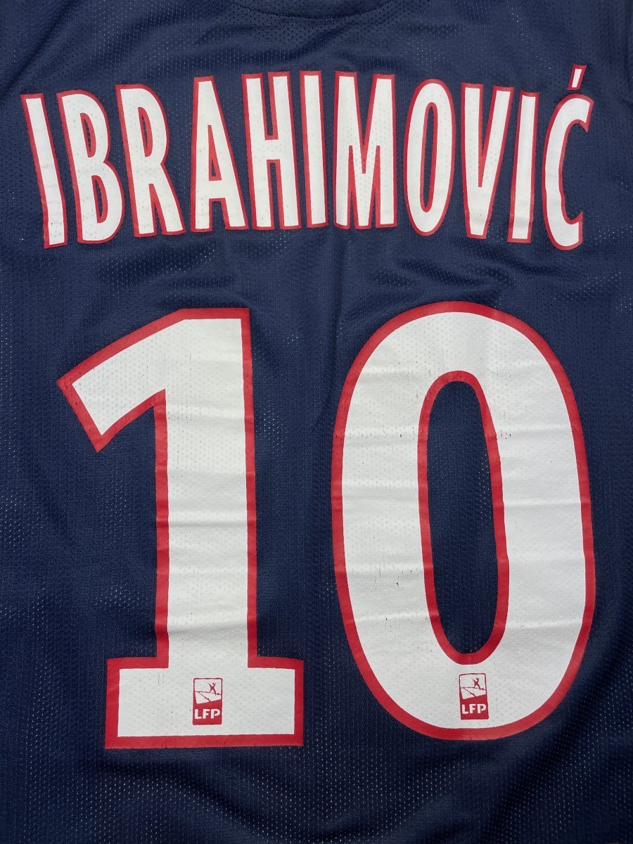 PSG Home Shirt 2013/14 Player Issue Ibrahimovic #10 - 8/10 - S