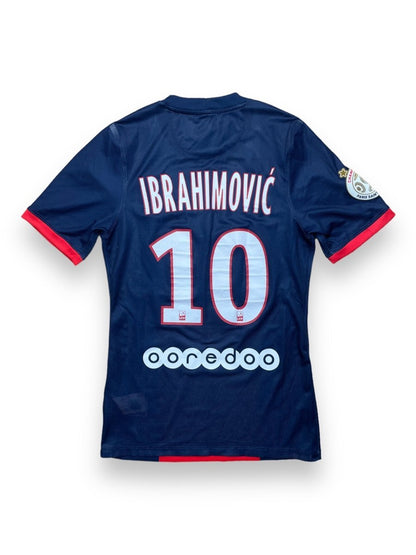 PSG Home Shirt 2013/14 Player Issue Ibrahimovic #10 - 8/10 - S