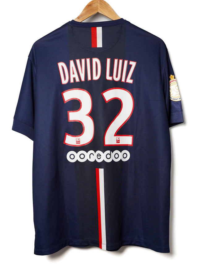 PSG Home Shirt 2014/15 David Luiz 32 (XL)