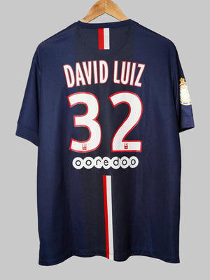 PSG Home Shirt 2014/15 David Luiz 32 (XL)