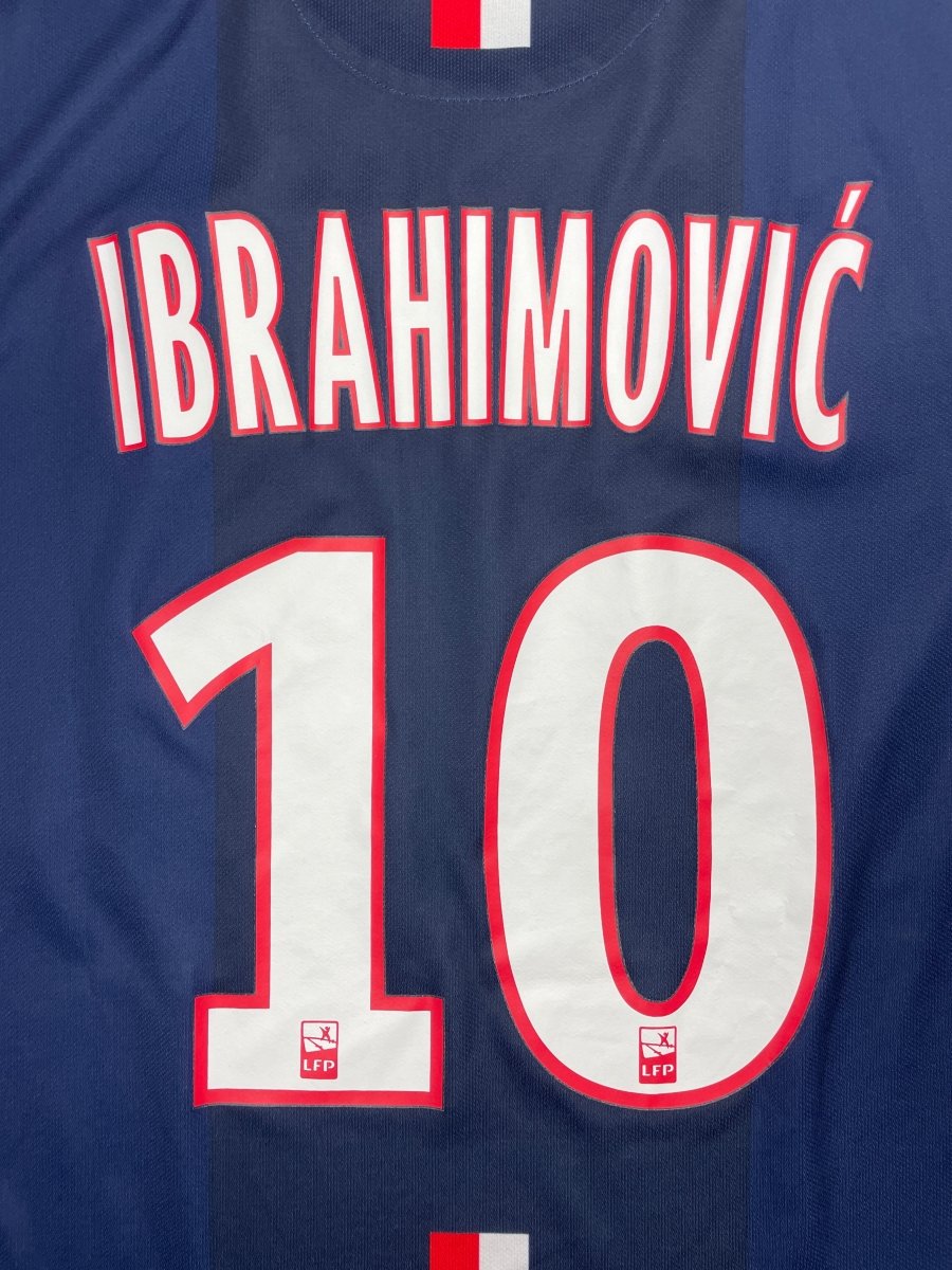 PSG Home Shirt 2014/15 Ibrahimovic #10 - 9/10 - L