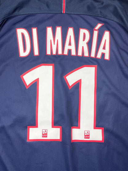 PSG Home Shirt 2015/16 Di Maria #11 BWNT - 10/10 - M