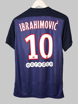 PSG Home Shirt 2015/16 Ibrahimovic 10 (S)