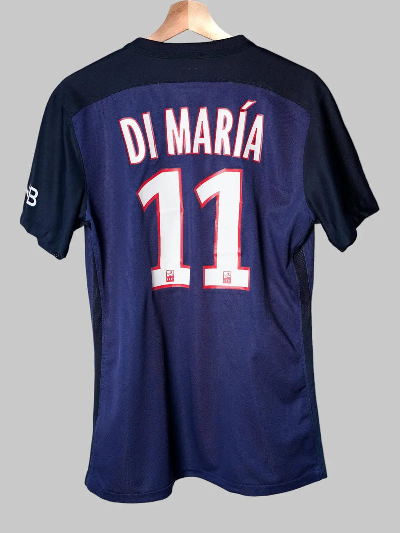 PSG Home Shirt 2015/16 Player Issue Di Maria 11 (M)