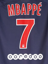 PSG Home Shirt 2018/19 Mbappe 7 (L)