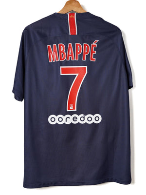 PSG Home Shirt 2018/19 Mbappe 7 (L)