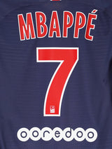 PSG Home Shirt 2018/19 Mbappe 7 Player Issue (M)