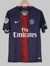 PSG Home Shirt 2018/19 Mbappe 7 (S)