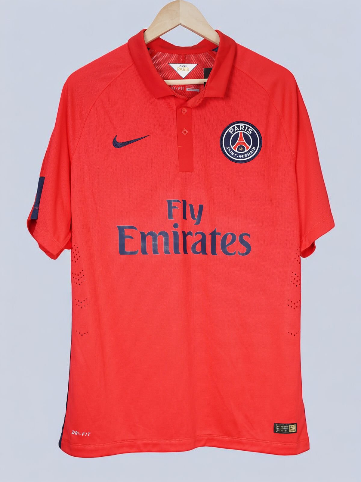 PSG Third Shirt Player Issue 2014/15 BNWT David Luiz 32 (XL)
