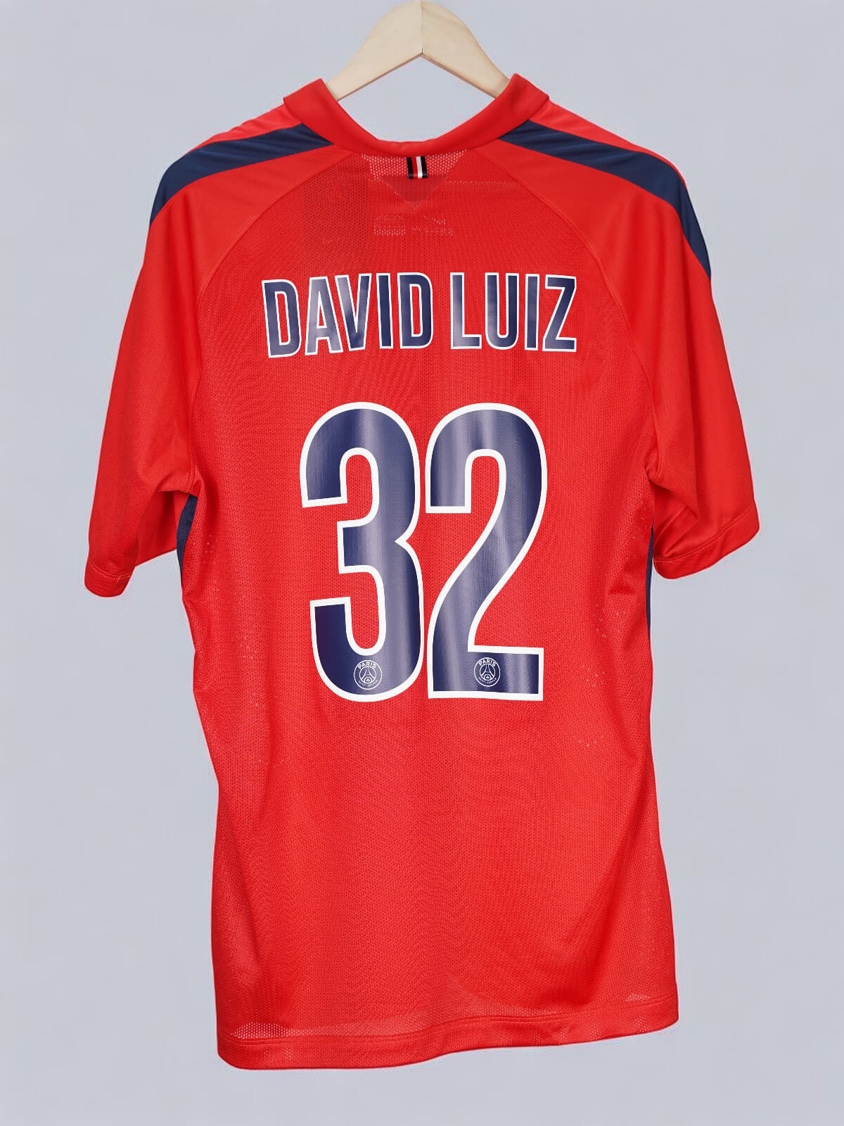 PSG Third Shirt Player Issue 2014/15 BNWT David Luiz 32 (XL)