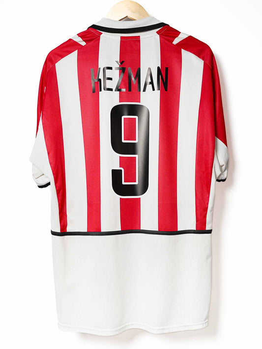 PSV Home Shirt 2002/4 Kezman 9 (XL)
