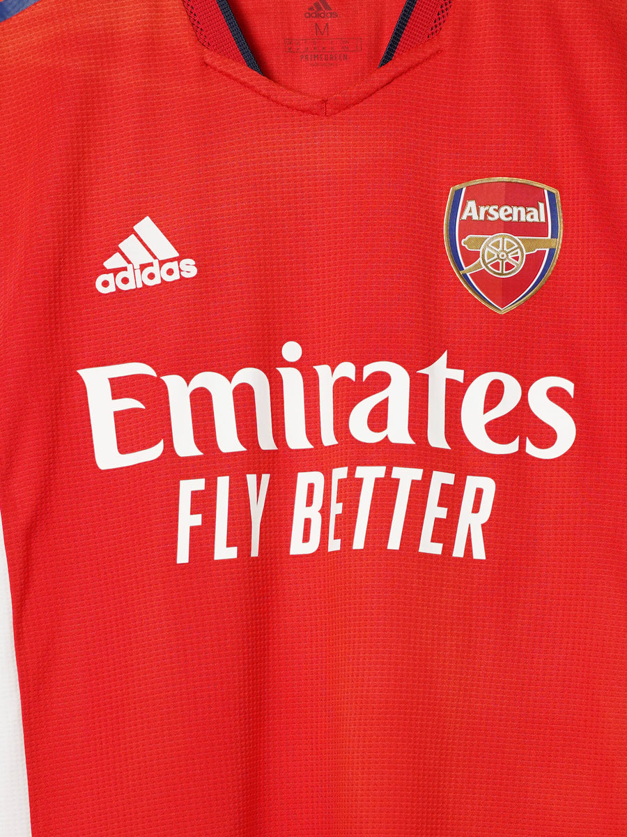2021/22 Arsenal Aubameyang #14 Home Shirt Player Issue (M)