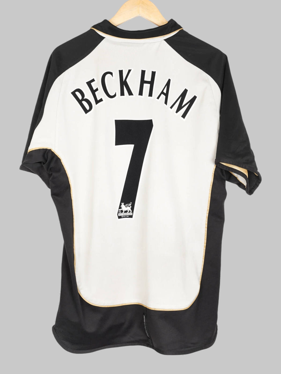 2001/2 Manchester United Centenary Beckham #7 Away Shirt (L)