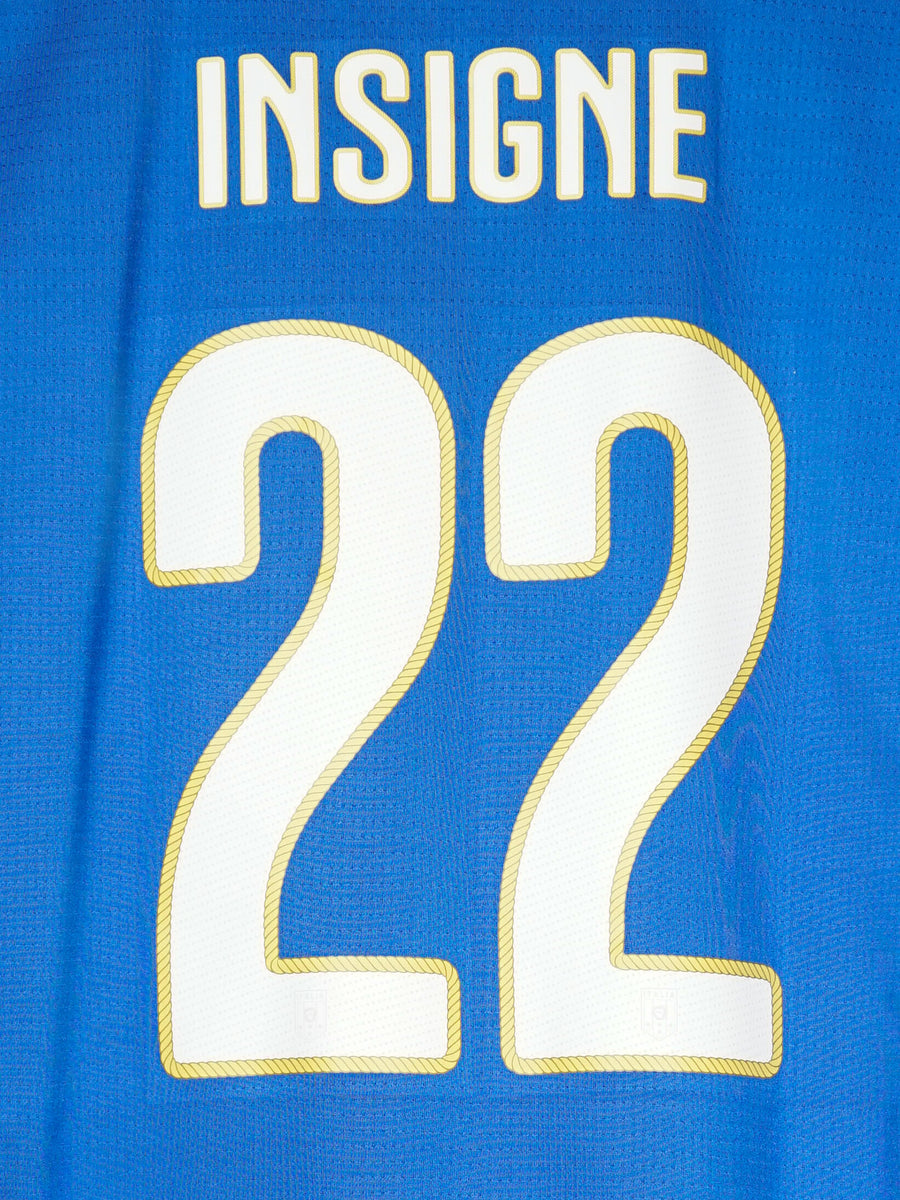 2014/15 Italy Insigne #22 Home Shirt (L)
