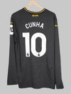 2024/25 Wolverhampton Wanderers Cunha #10 Away Shirt L/S (XL)