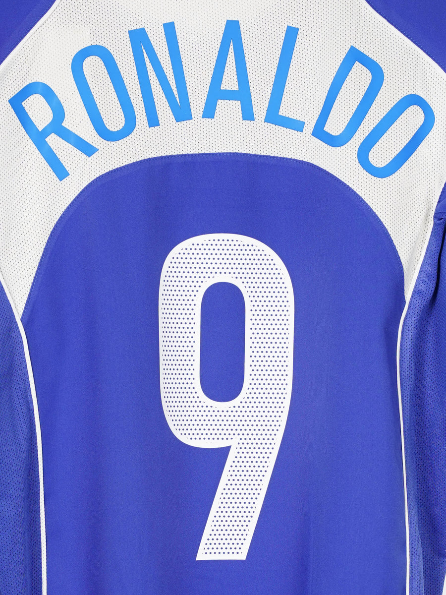 2004/05 Brazil Ronaldo #9 Away Shirt (L)