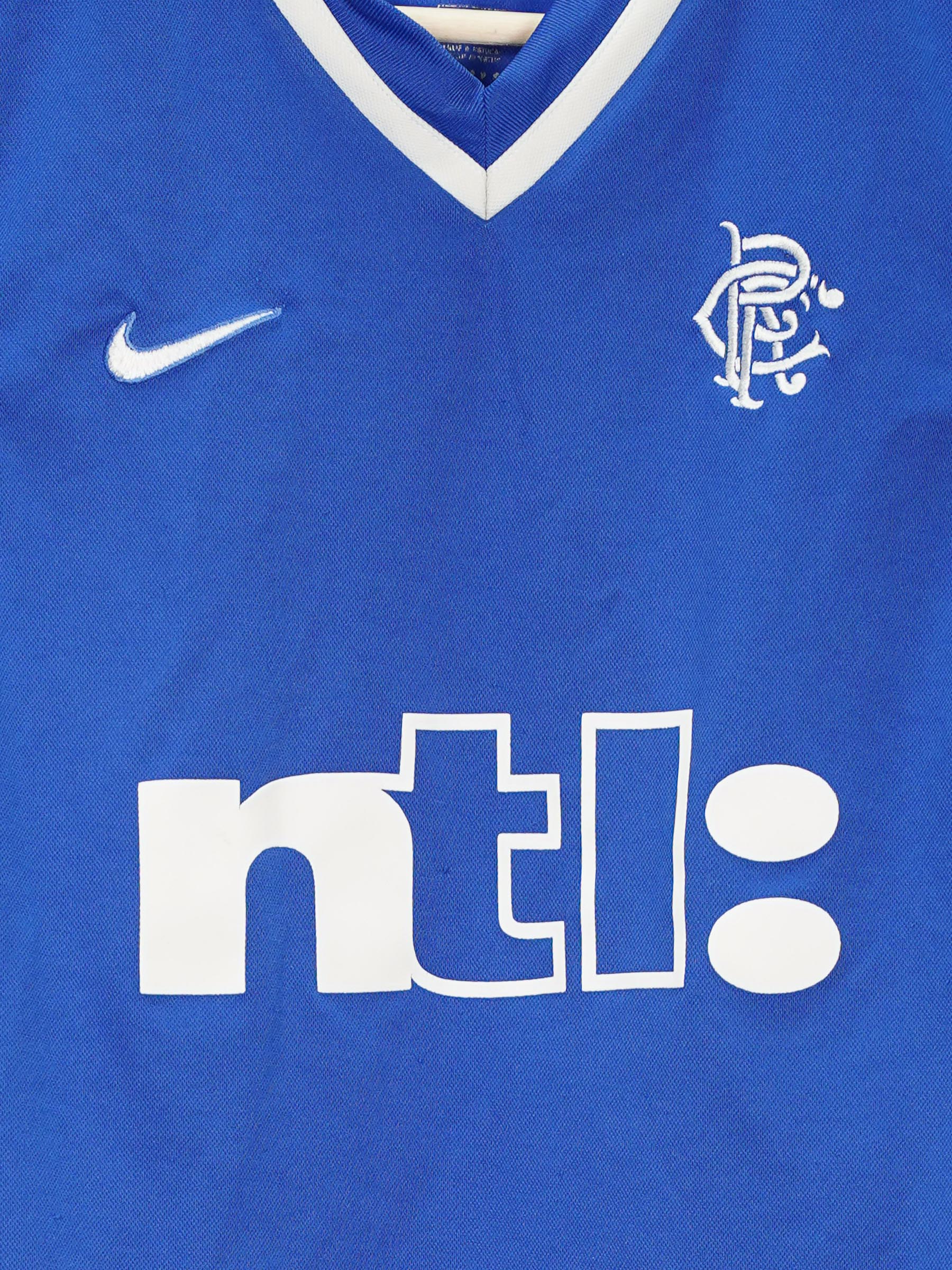 Rangers Home Shirt 1999 - 01 (S)