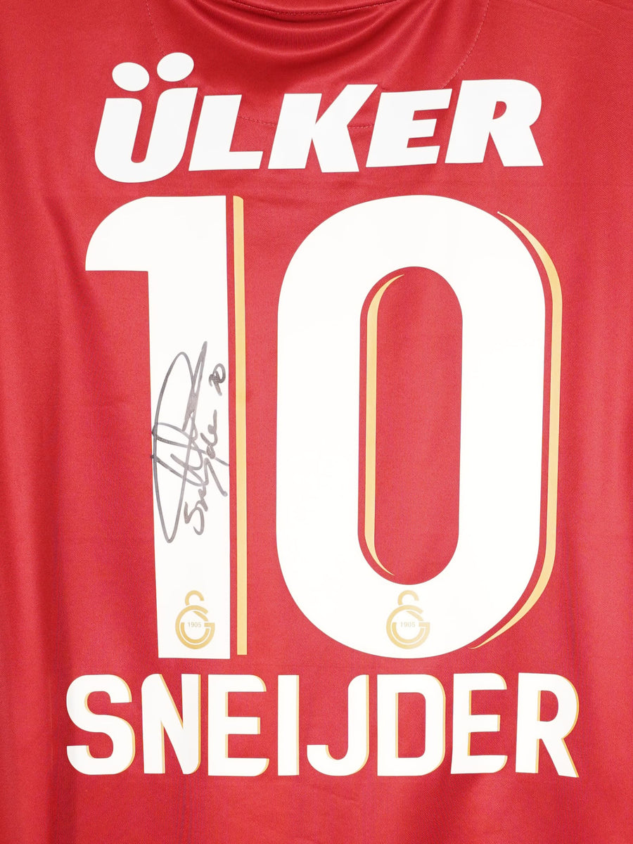 2014/15 Galatasaray Sneijder #10 Home Shirt BNWT Signed With Video Proof (XXL)