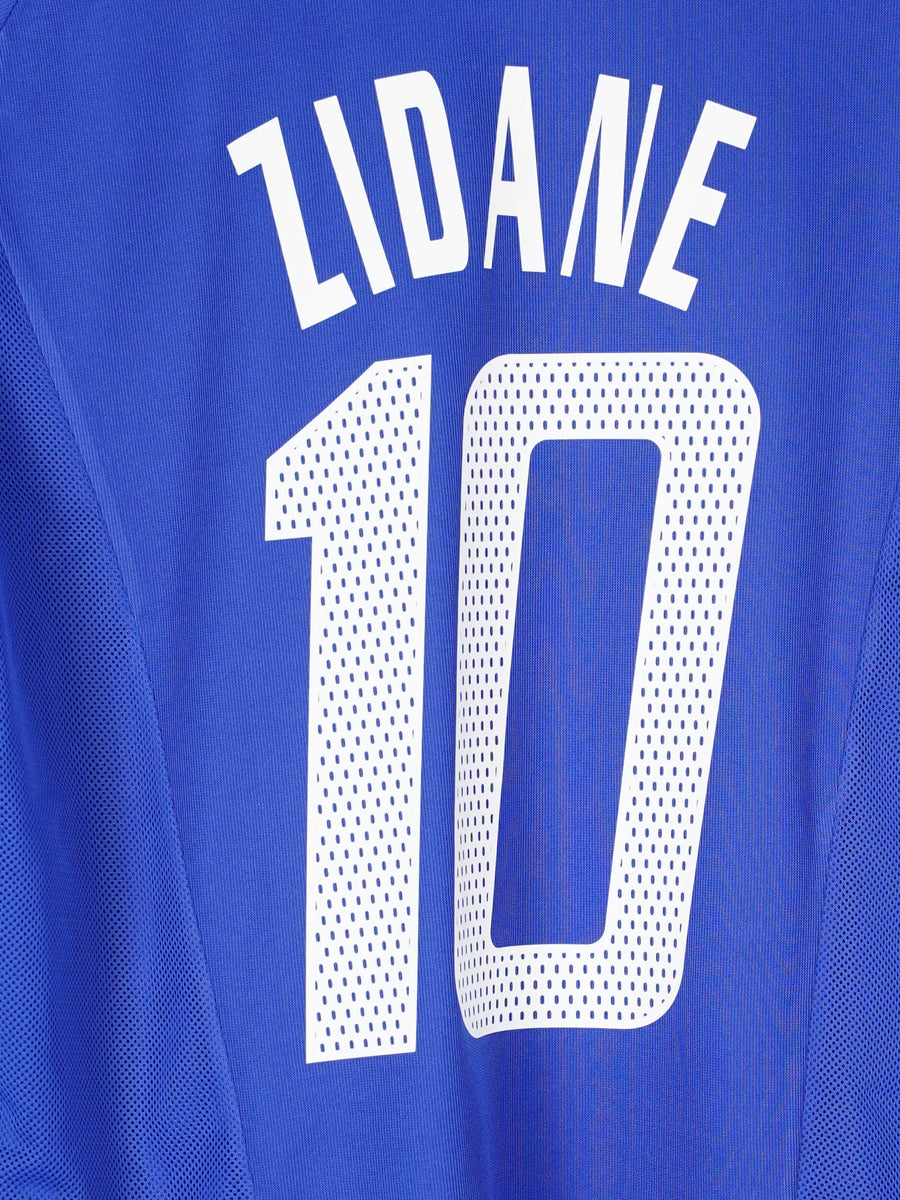 2002/4 France Zidane #10 Home Shirt (L)