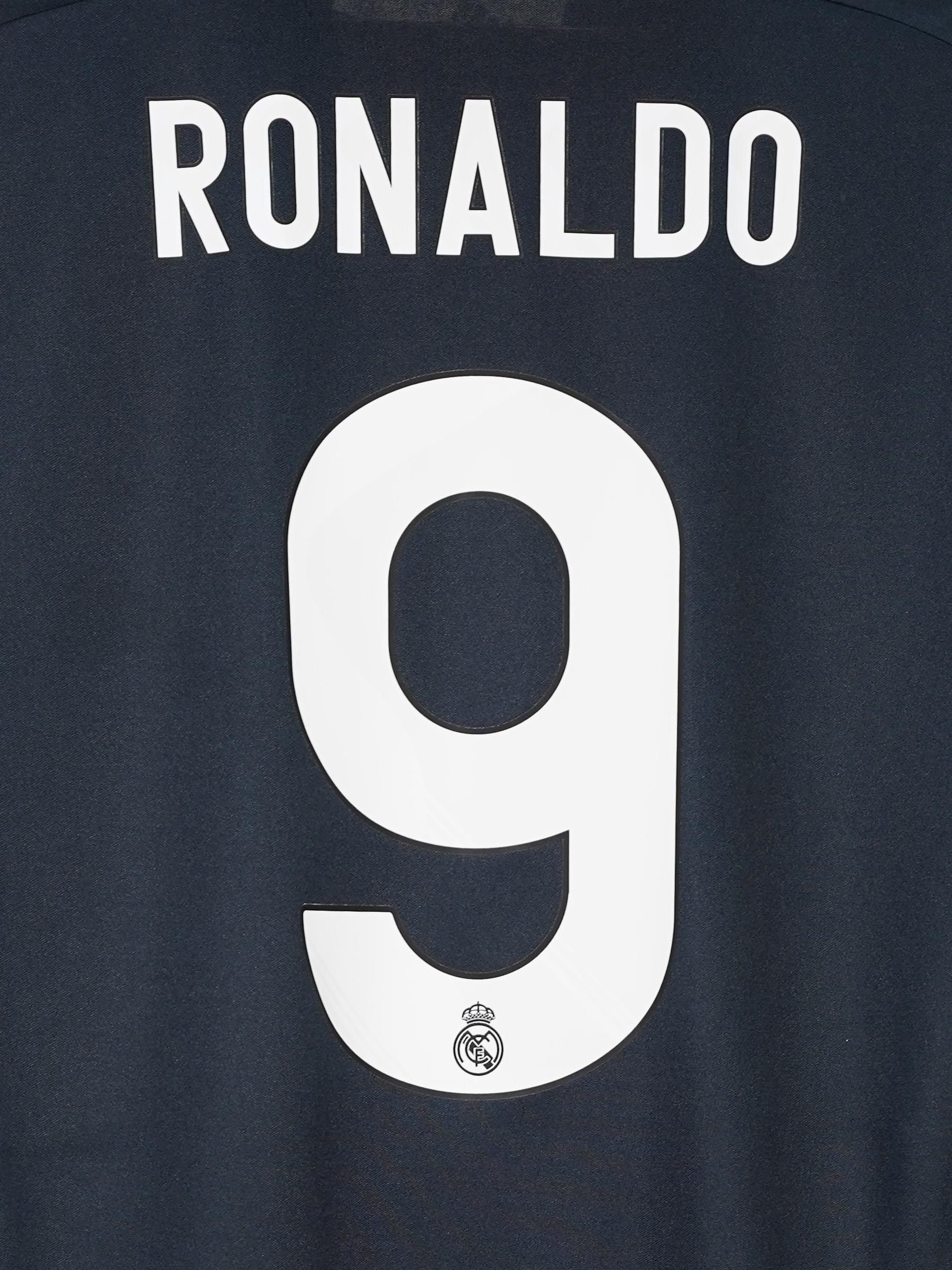 2009/10 Real Madrid Cristiano Ronaldo #9 Away Shirt (L) Adidas