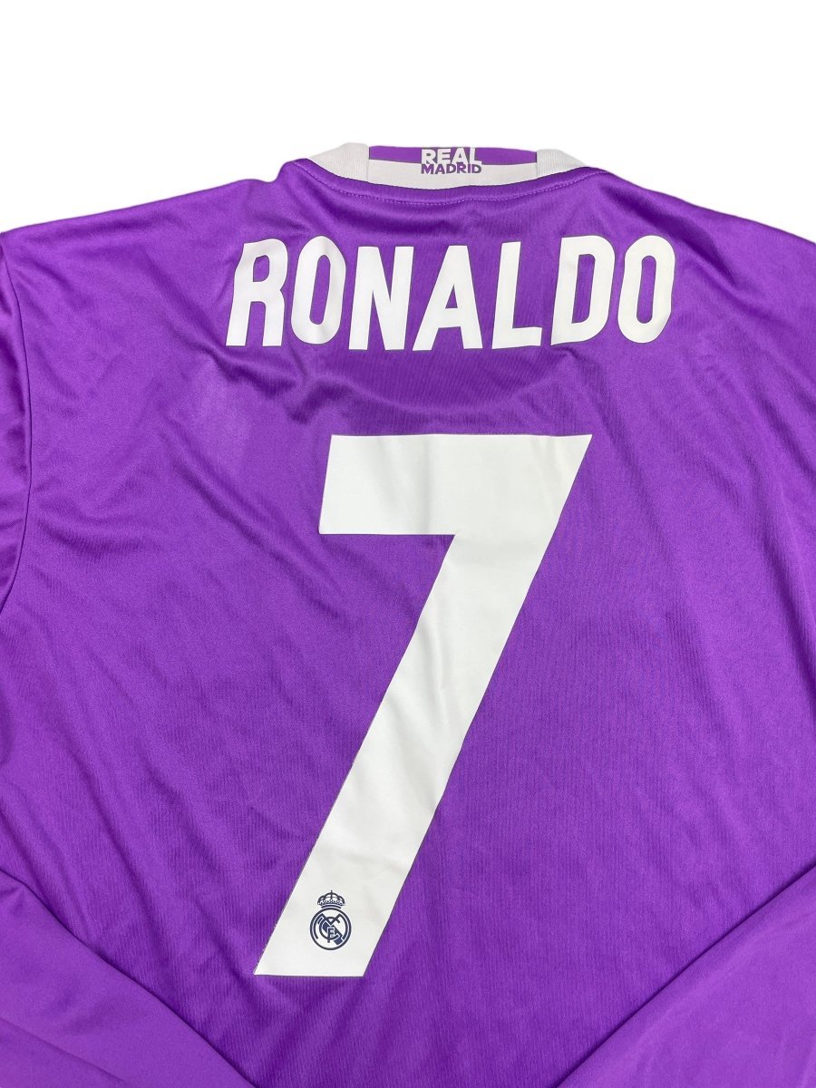 Real Madrid Away Shirt 2016/17 L/S Ronaldo #7 - 10/10 - M