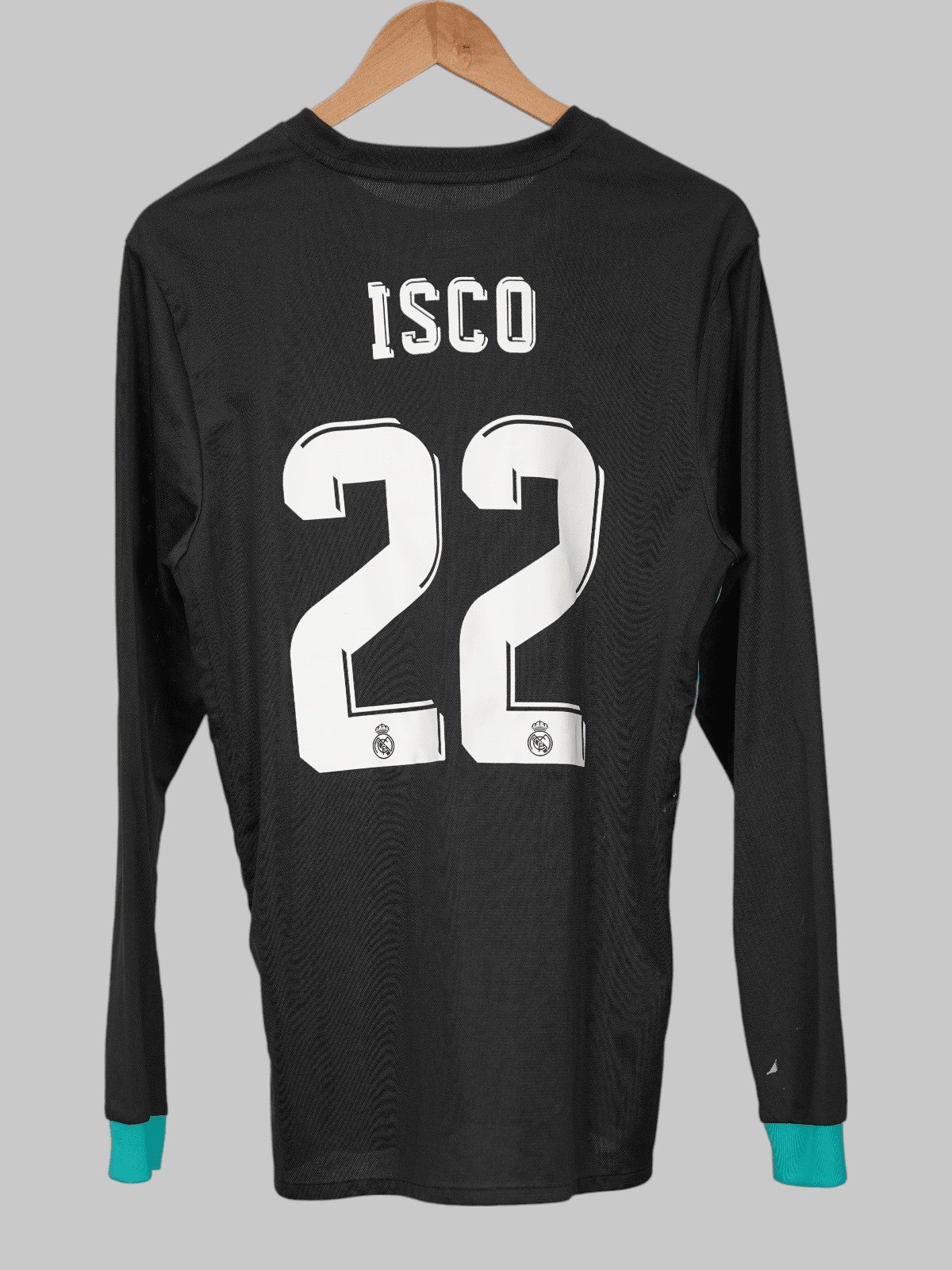2017/18 Real Madrid Isco #22 Away Shirt L/S (L) Adidas | First11