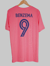 Real Madrid Away Shirt 2020/21 Benzema 9 (L)
