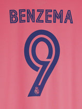 Real Madrid Away Shirt 2020/21 Benzema 9 (L)
